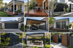 Carport, Garage, Granny Flat, Verandah, Decking & Fencing
